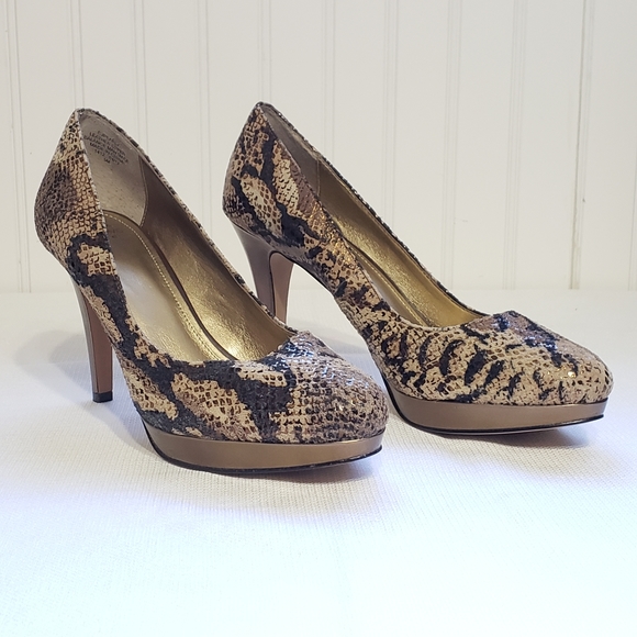 Joan & David Shoes - Joan & David Circa snakeskin heels